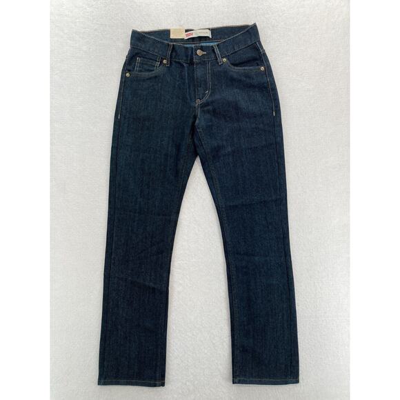 Boys Levis 511 Slim Fit Stretch‎ Dark Wash Size Denim Jeans 27x27 14REG NWT - Picture 1 of 12